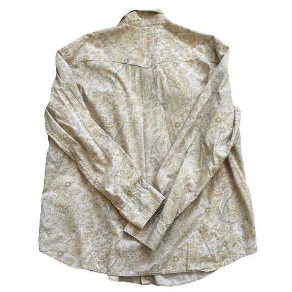 LUCKY BRAND VINTAGE Men's Paisley Shirt Size XL WESTERN RODEO COWBOY - Picture 2 of 7